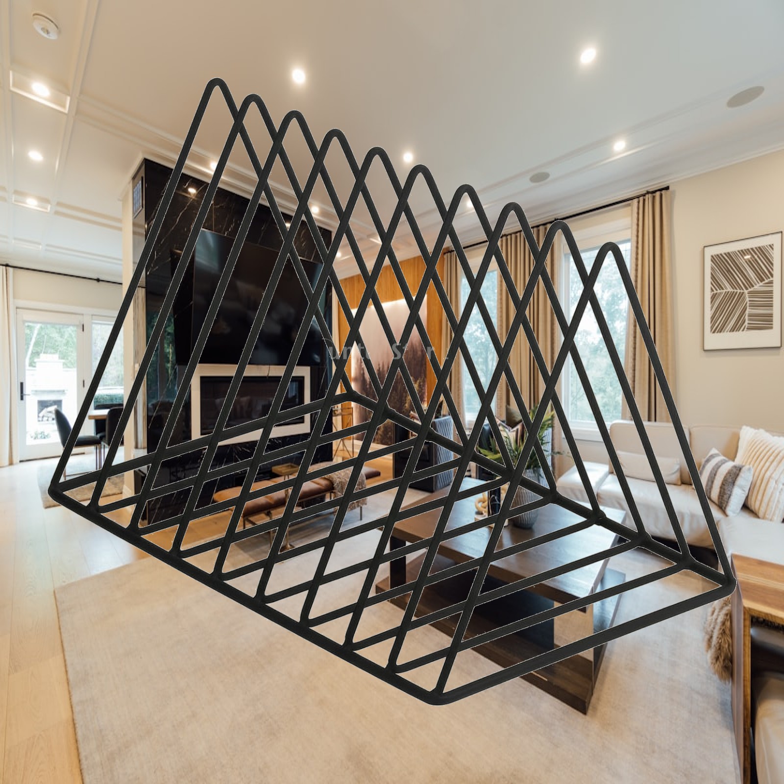 Iron Wire Desktop Organizer St - Magazine Holder Rack ulasan dan harga