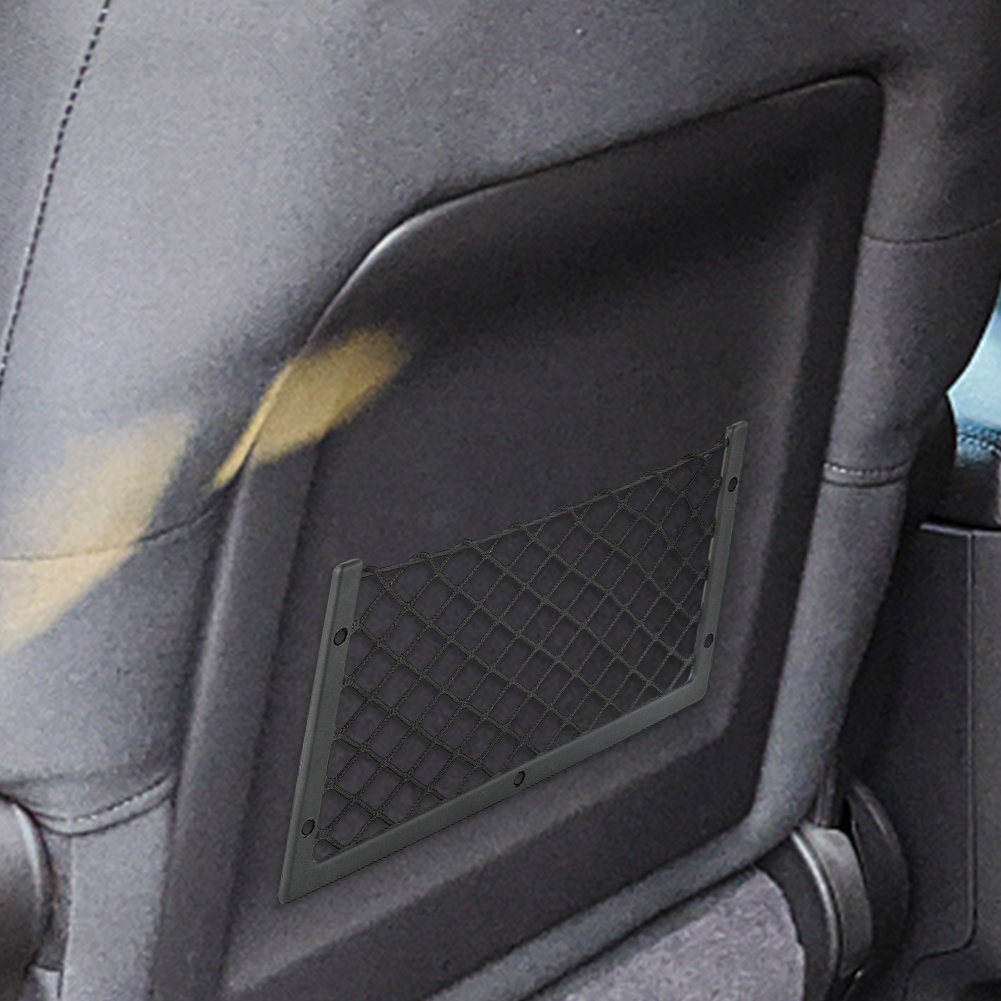 Car Seat Back Storage Net Elas - Magazine Holder Rack ulasan dan harga