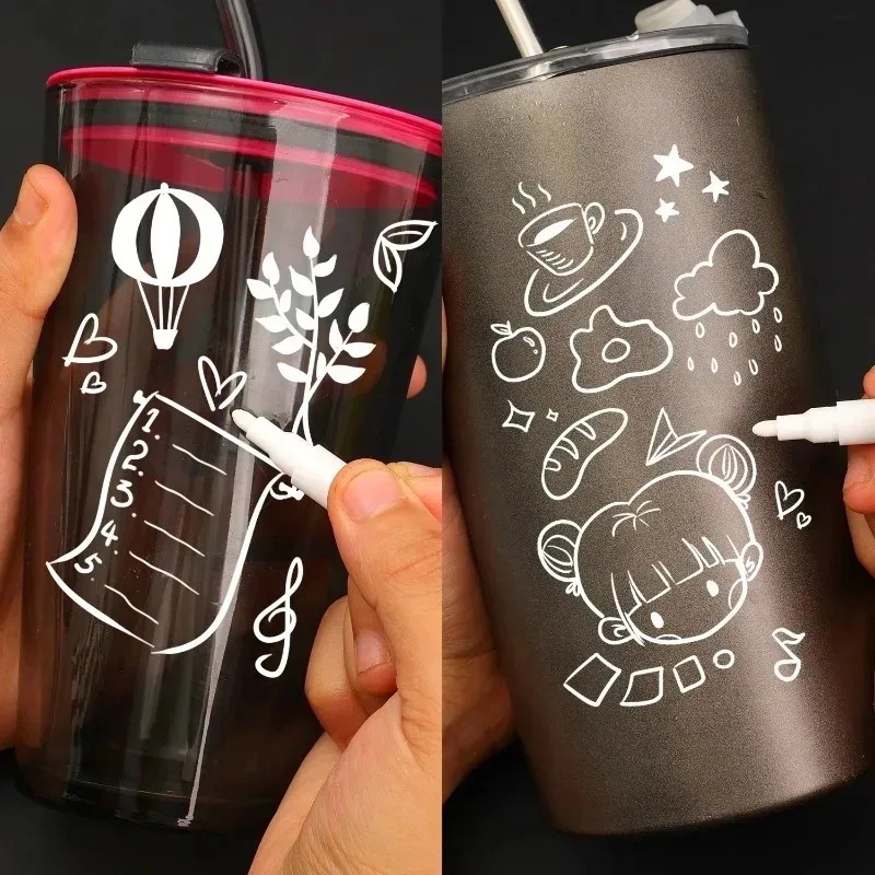 5-50PCS White Liquid Chalk Pen - Copic Marker Sketch ulasan dan harga