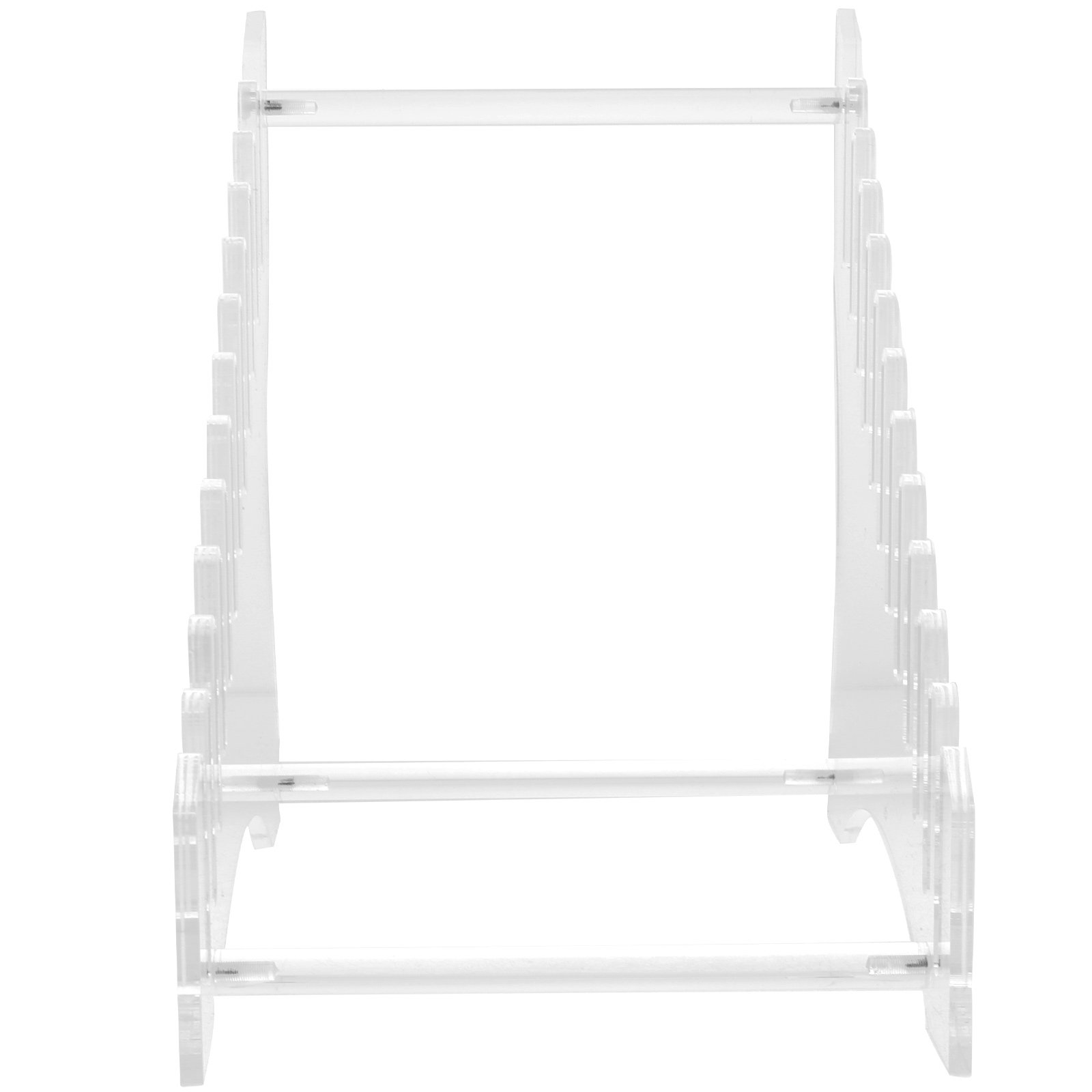 Tiered Acrylic Record Display  - Magazine Holder Rack ulasan dan harga