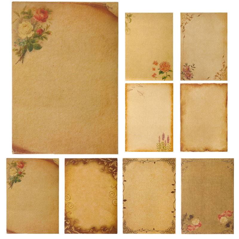 16pcs Vintage Writing Paper Ol - Ink Blotter Paper ulasan dan harga