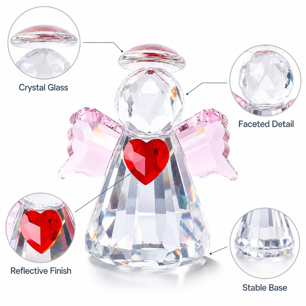 New Faceted Finish Crystal Ang - Paper Weight Crystal ulasan dan harga
