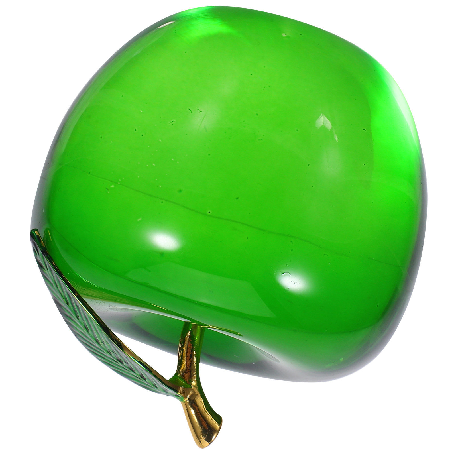 Apple Decoration Small Realist - Paper Weight Crystal ulasan dan harga