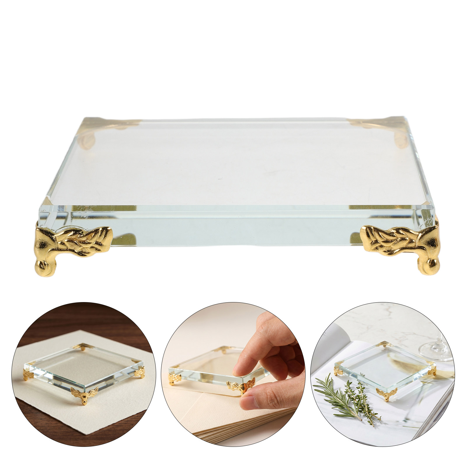 Square Crystal Paperweight Cle - Paper Weight Crystal ulasan dan harga